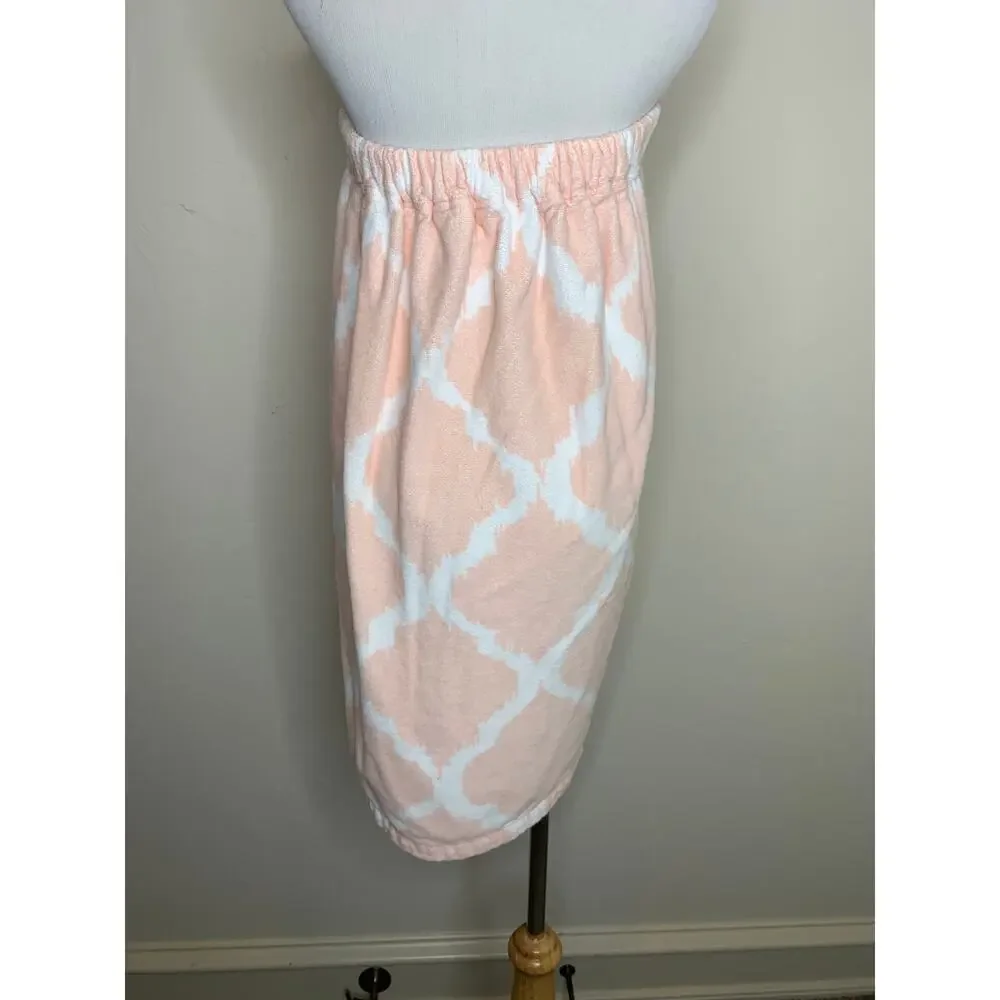 Threshold Pink Velour Wrap Towel Dorm Sorority OSFA